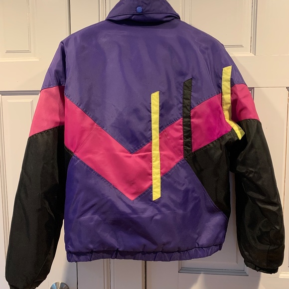 Authentic 1980s Obermeyer Men's Puffy Ski Jacket - Picture 2 of 4